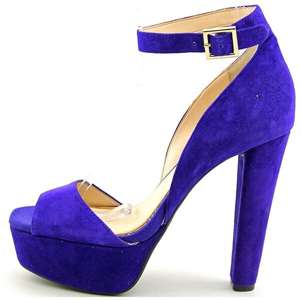 Jessica Simpson Womens ATHENS Suede Open Toe Formal Platform Sandals
