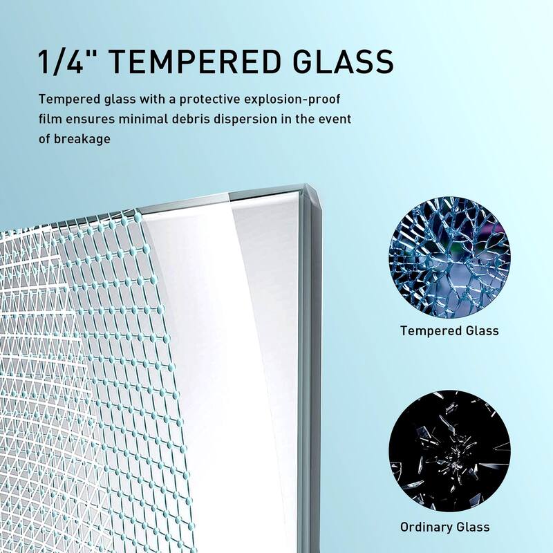 Frameless Shower Door Soft-closing Single Sliding