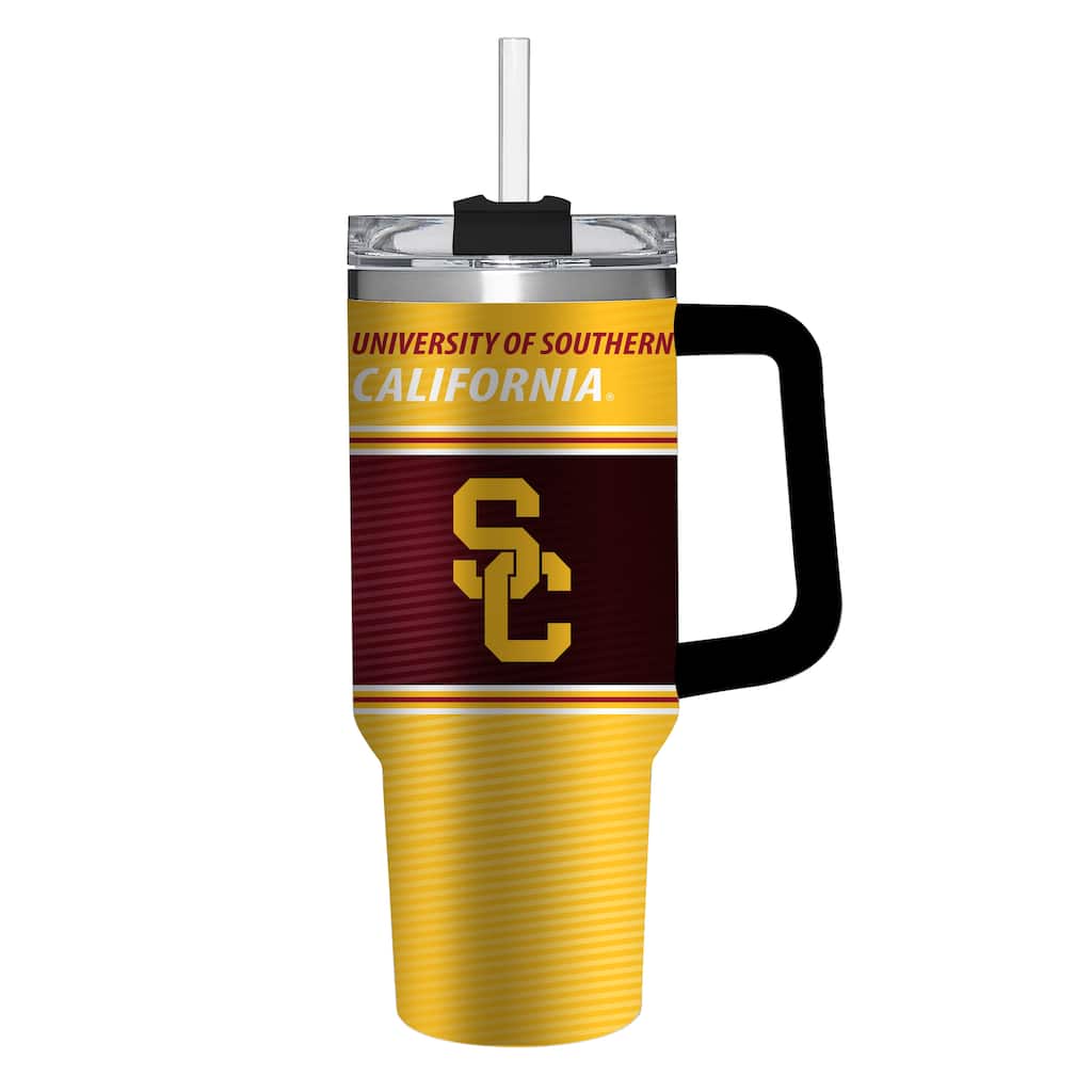 40 oz Stainless Steel Canyon Cup w/ Straw, University of Southern California