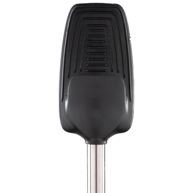 Bath Bliss Stainless Steel Satin Toilet Brush and Holder with Soft Rubber Bristles - 4.5"x 3.1"x 20.6"