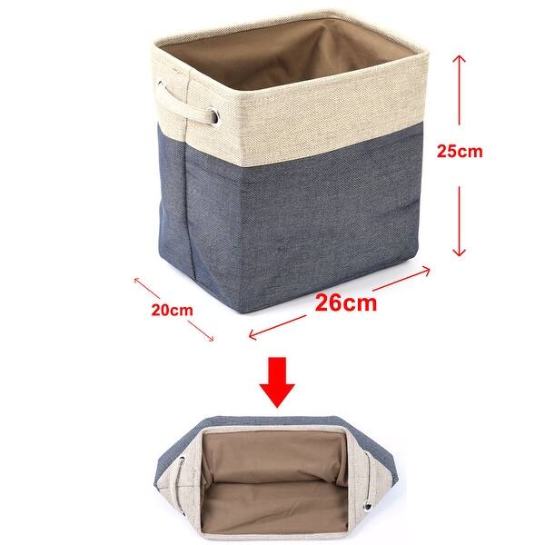 Foldable Canvas Toy Bins for Laundry Clothes Storage Home Organizer Bed Bath & Beyond 22964155