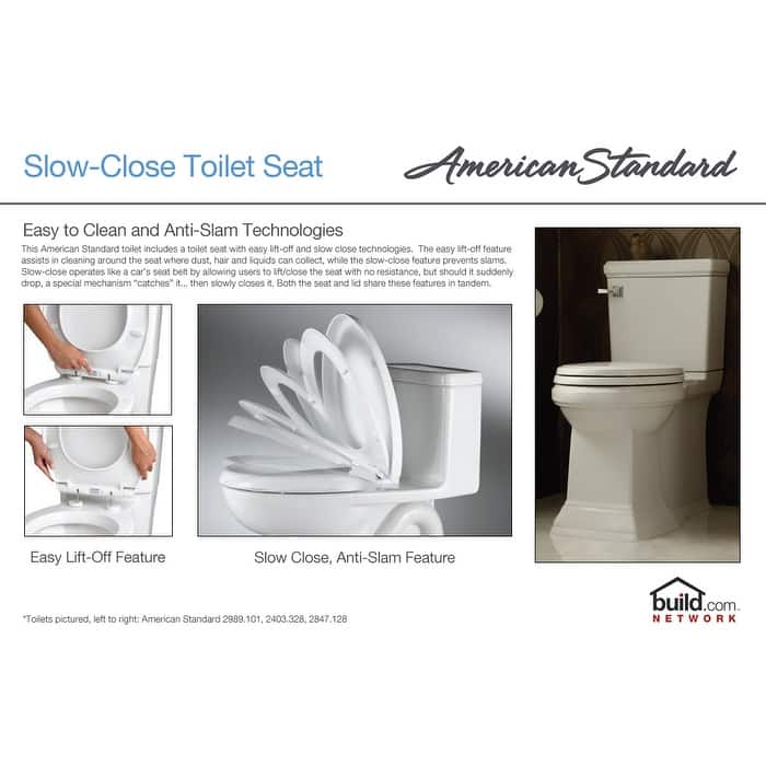 American Standard Cadet 3 Elongated Toilet Bowl Only with Concealed