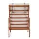 preview thumbnail 29 of 30, Christopher Knight Home - Jennie Tall-Back Wood Armchair with Ergonomic Comfort for Any Room