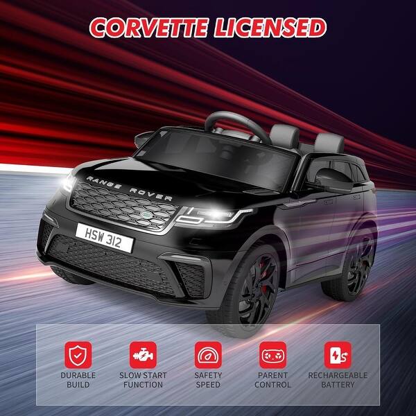 dimension image slide 3 of 4, Kids Ride On Car with Remote, Mp3 Player, Rocking, Pull Rod