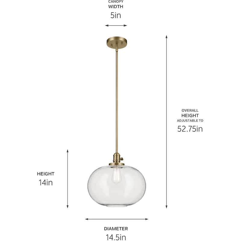 Kichler 43911 Avery 15" Wide Pendant
