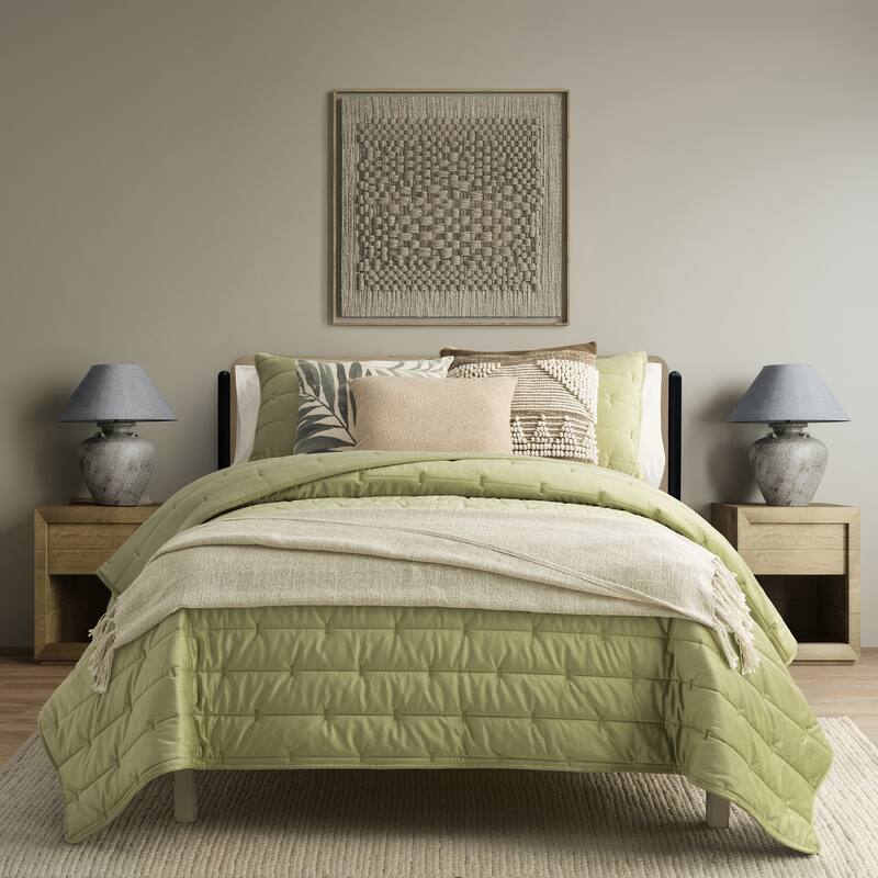 Indigo Road by Egypt Sherrod Olema Loose Weave Tasseled Linen Blend 1-Piece Throw