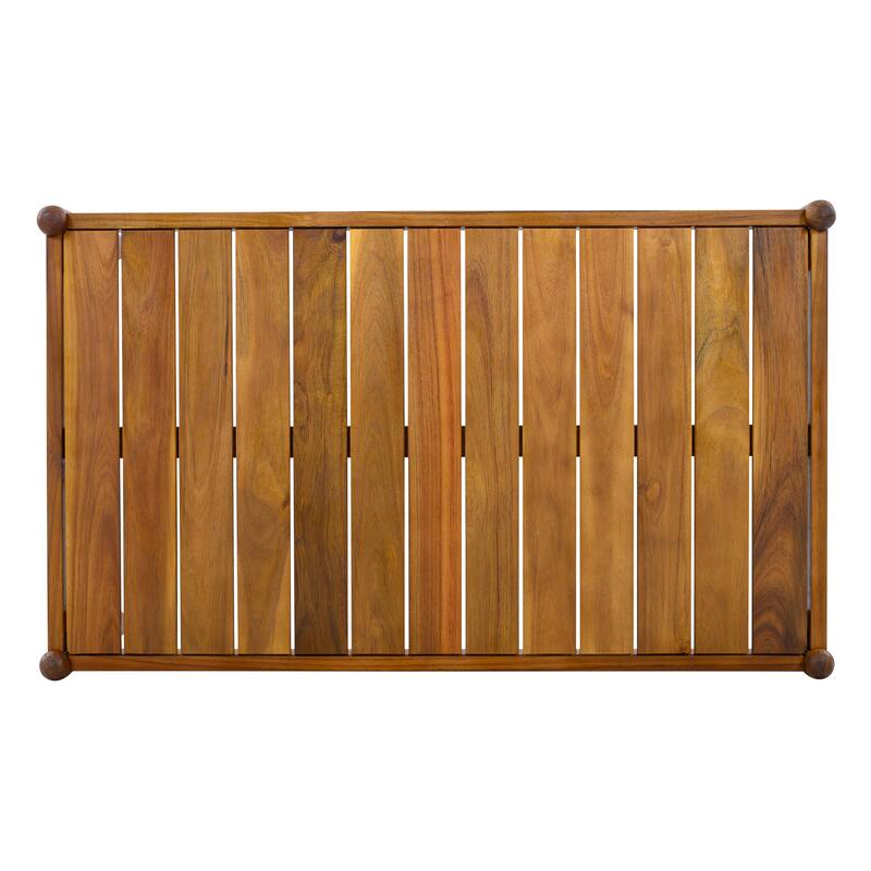 Christopher Knight Home - Outdoor 2-Piece Set with Acacia Wood Loveseat and Coffee Table, Rope Panels & Cushioned Seating