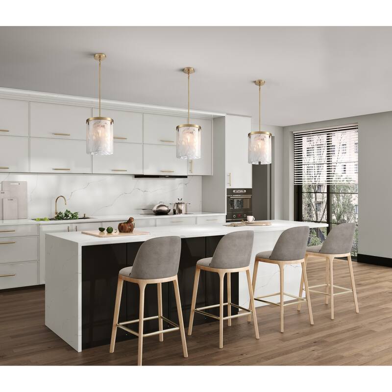 Artcraft Skye 3-Light Pendant 10" - Brushed Brass Finish
