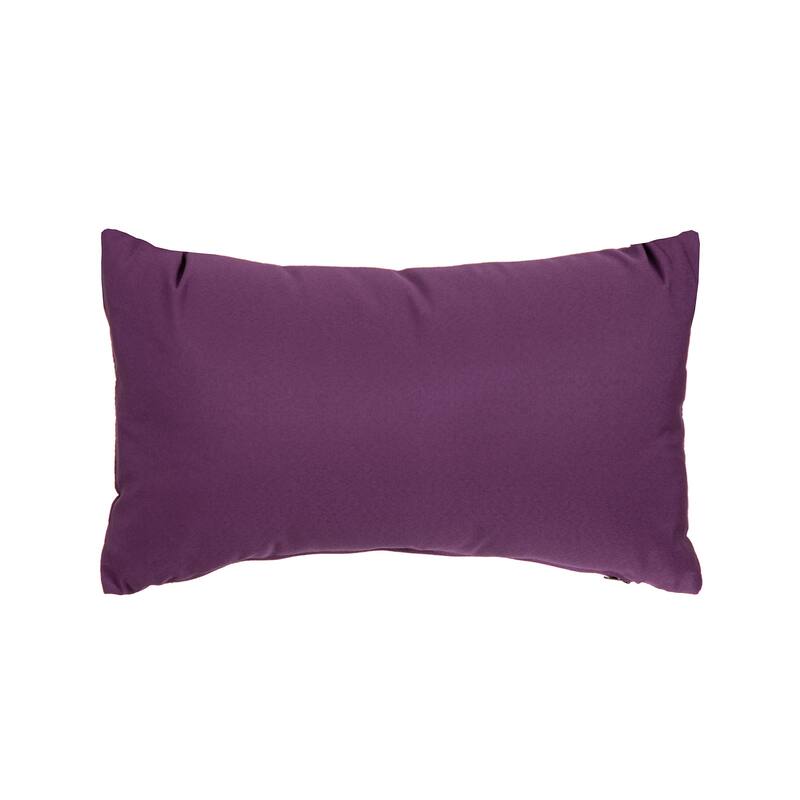 Soleil Rectangle Indoor/ Outdoor Accent Pillow Cushion beige - purple