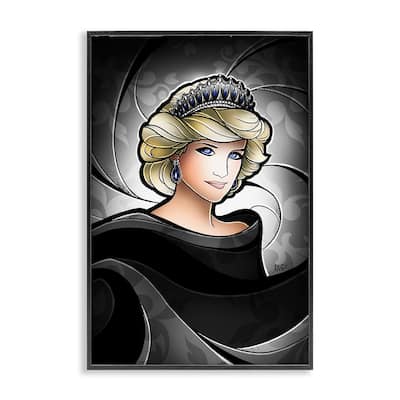 Stupell Royal Peoples' Princess Framed Giclee Art Design By Mandie Manzano