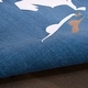 preview thumbnail 1 of 1, Nourison Imagination Indoor only Blue Mountain Bike Ride Graphic Area Rug 5' x 7' - Blue