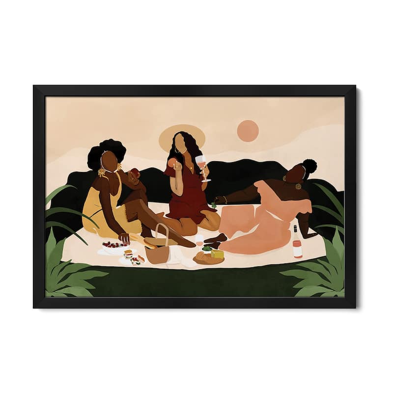 Sis-nic Premium Framed Poster by Bria Nicole - Black - 24x16x1
