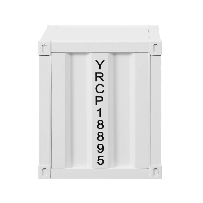 Bedroom Furniture Nightstand (USB) * 1, locker with 2 Open Compartments