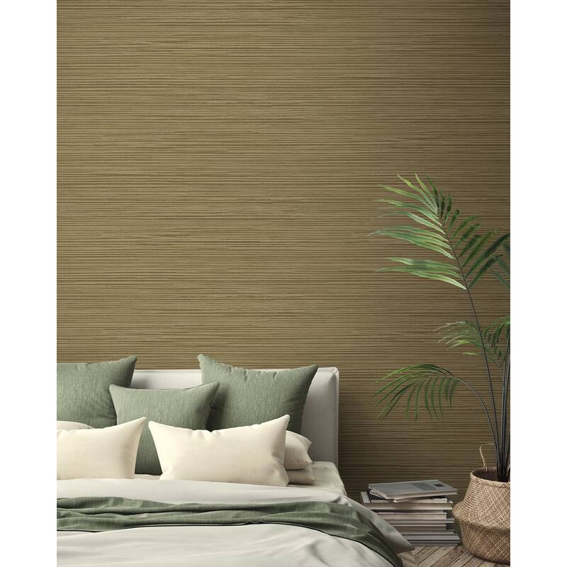 Seabrook Designs Hillside Stringcloth Unpasted Wallpaper