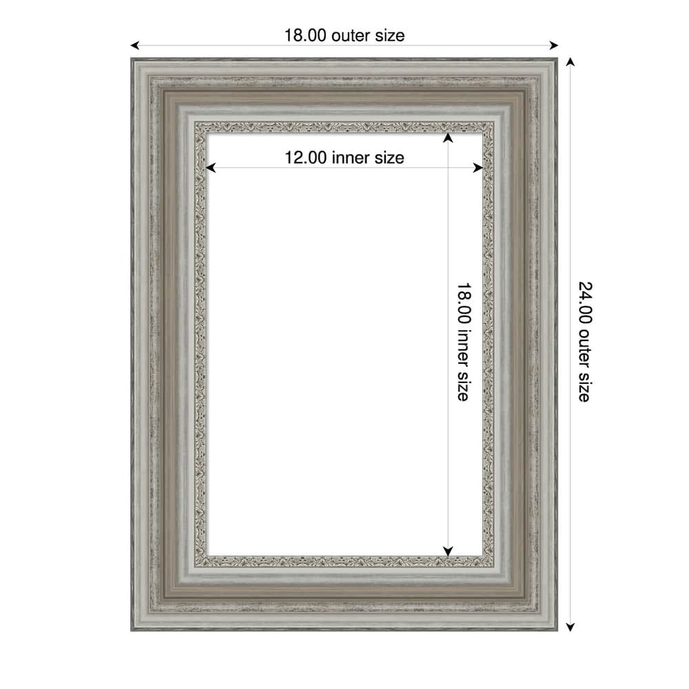 Amanti Art Parlor Black Framed Dry Erase Magnetic Board