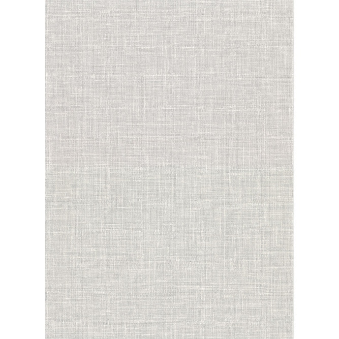 Warner Upton Light Grey Faux Linen Wallpaper