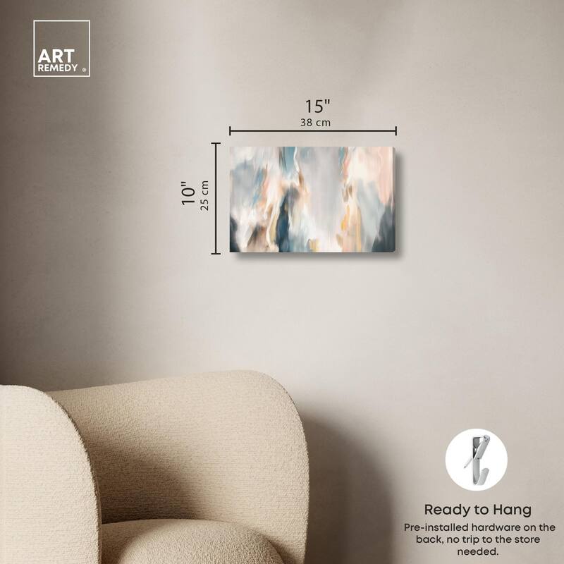 Gilded Gorge III Canvas by Art Remedy, Gallery Wrapped