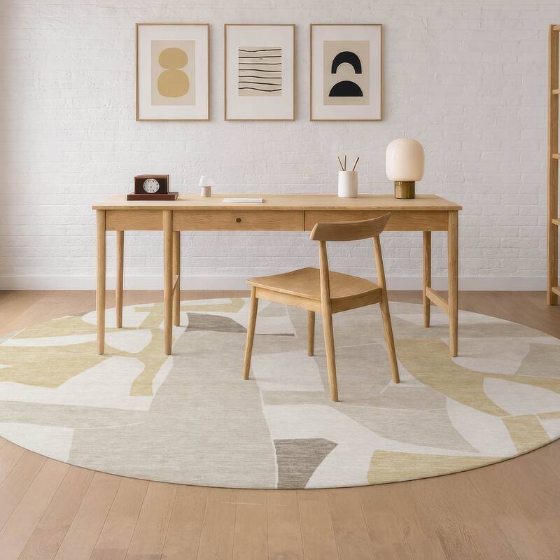 Machine Washable Indoor/ Outdoor Modern Crestone Chantille Rug