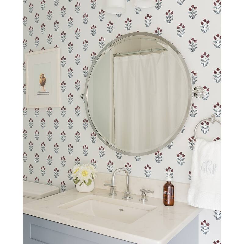 Erin Gates Kit Red Floral Wallpaper