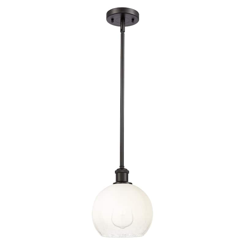 Innovations Lighting Endless Possibilities Ballston - Brookhaven Globe - 1 Light 8" Stem Hung Mini Pendant