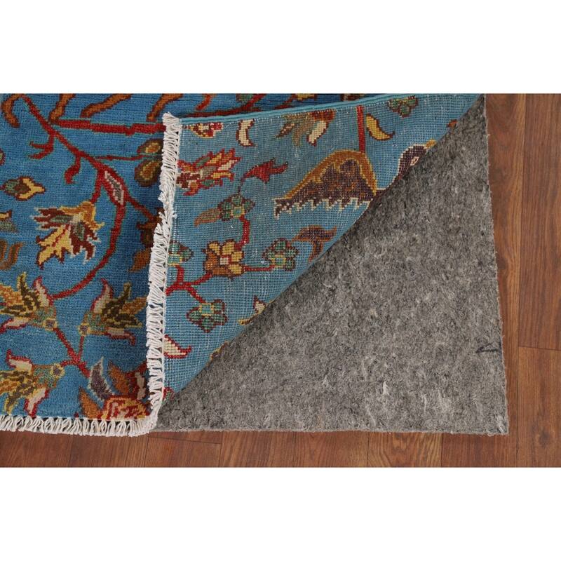 Hand Knotted Oriental 100% Wool Carpet Traditional Animal Pictorial Navy Blue & Blues Ziegler Area Rug - 3' 0'' X 2' 0''