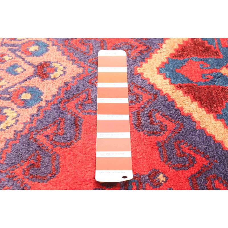 ECARPETGALLERY Hand-knotted Melis Vintage Light Red Wool Rug - 3'5 x 6'7