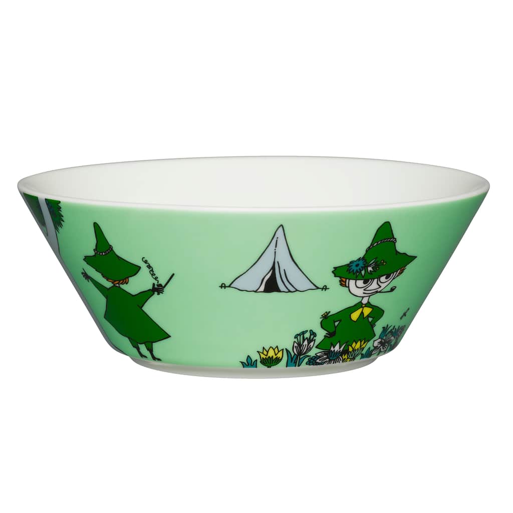 Moomin by Arabia Bowl 5.9in Snufkin Green - N/A
