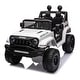 preview thumbnail 1 of 58, Ride on truck car for kid,12v7A Kids ride on truck 2.4G W/Parents Remote Control White White