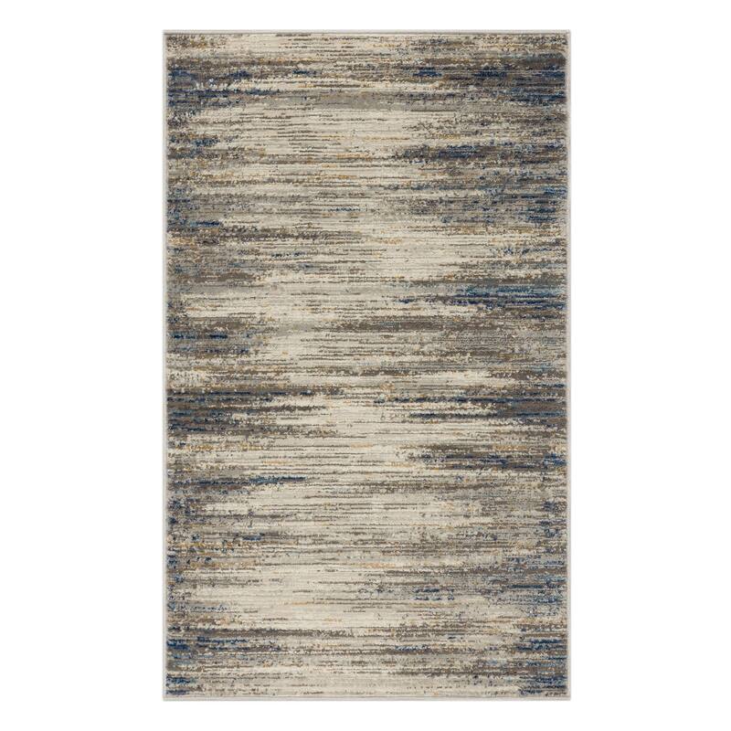 Mohawk Home Urban Abstract Stripe Woven Area Rug - 2' x 10' - Light Grey - Runner