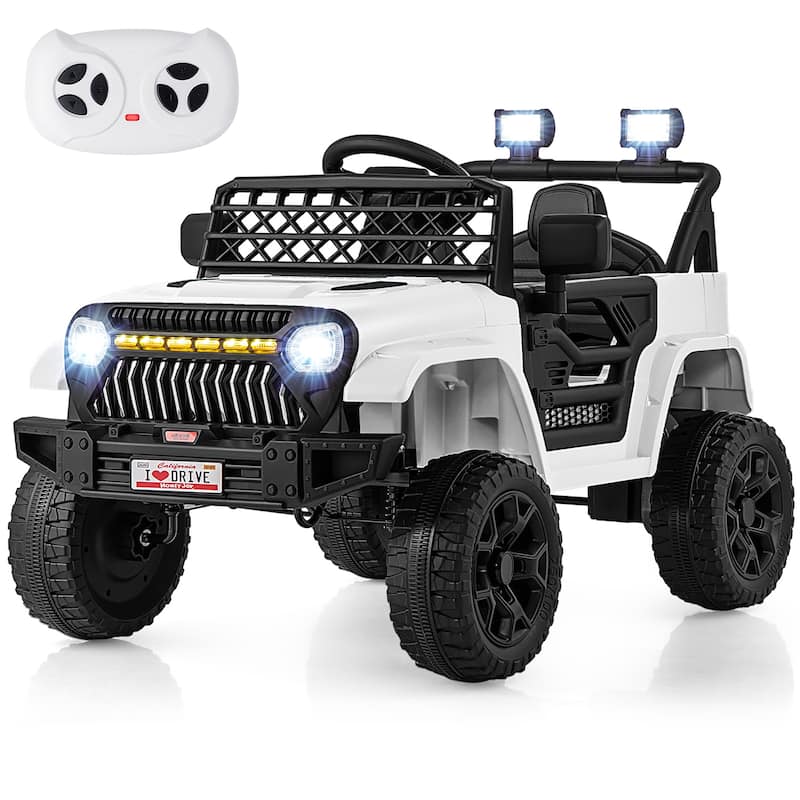 Gymax 12V Kids Ride on Truck Car Battery Powered Toddler Electric - See Details - See Details - See Details - Kids