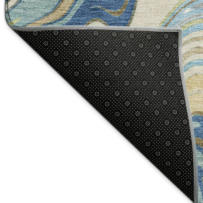 Machine Washable Indoor/ Outdoor Contemproary Fusion Chantille Rug