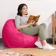 preview thumbnail 1 of 45, Jaxx 3' Kids Bean Bag Chair Fucshia