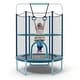 preview thumbnail 10 of 8, Gymax 60'' Trampoline for Kids w/ Gymnastic Bar Rings Foamed Handle No