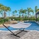 preview thumbnail 2 of 65, Outdoor 55 Inch 2 Person Hammock with Stand and Pillow by Suncreat