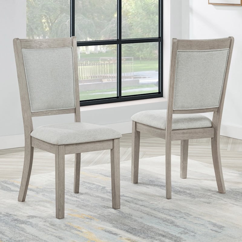 Best Master Furniture Marian Oak Wood Dining Chair (Set of 2)
