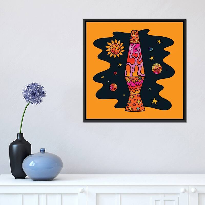 iCanvas "Leo Lava Lamp" by Doodle By Meg Framed Canvas Print