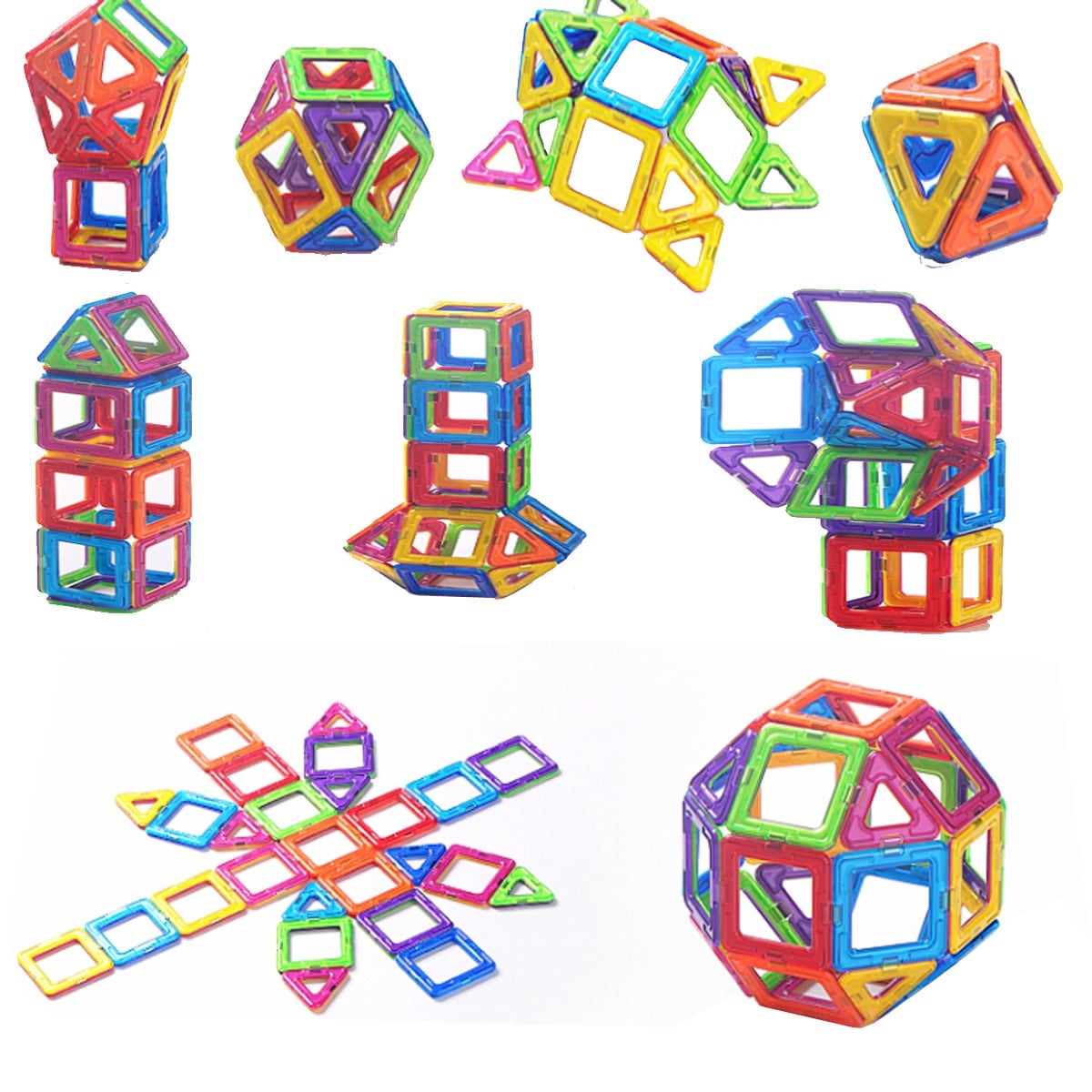 magnetic square building blocks