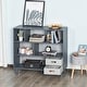 preview thumbnail 8 of 7, 3-Tier Child Bookcase Grey