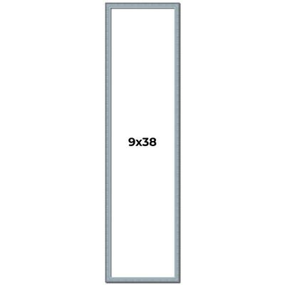 9x38 Frame Rustic Sky Blue Solid Wood Picture Frame | 0.75 Inch