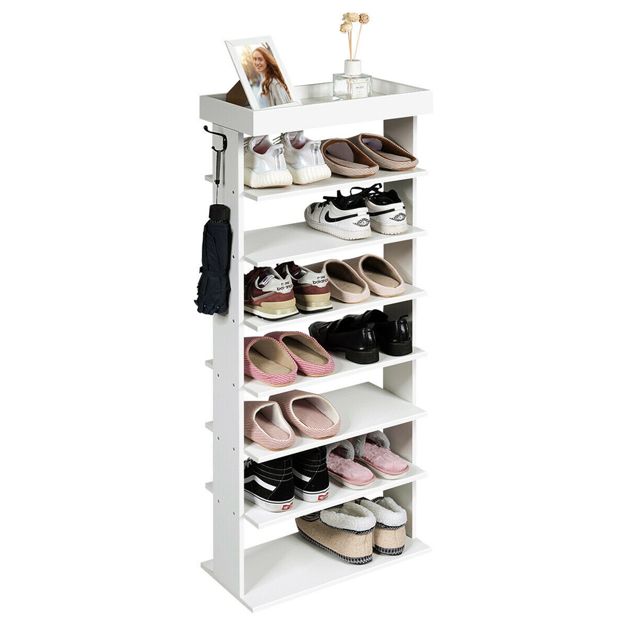 Awesome Wooden Shoe And Clothing Rack Inspiration