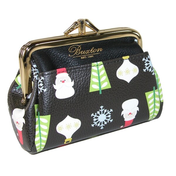 Shop Buxton Women&#39;s Christmas Holiday Double Coin Purse Wallet - One size - Free Shipping On ...