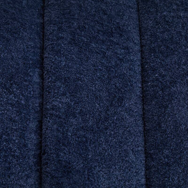 Channel Tufted Couch Daybed Chaise, Chenille Ottoman Foot Stool for Living Room and Bedroom