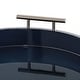 preview thumbnail 68 of 89, Kate and Laurel Lipton Round Decorative Tray with Metal Handles