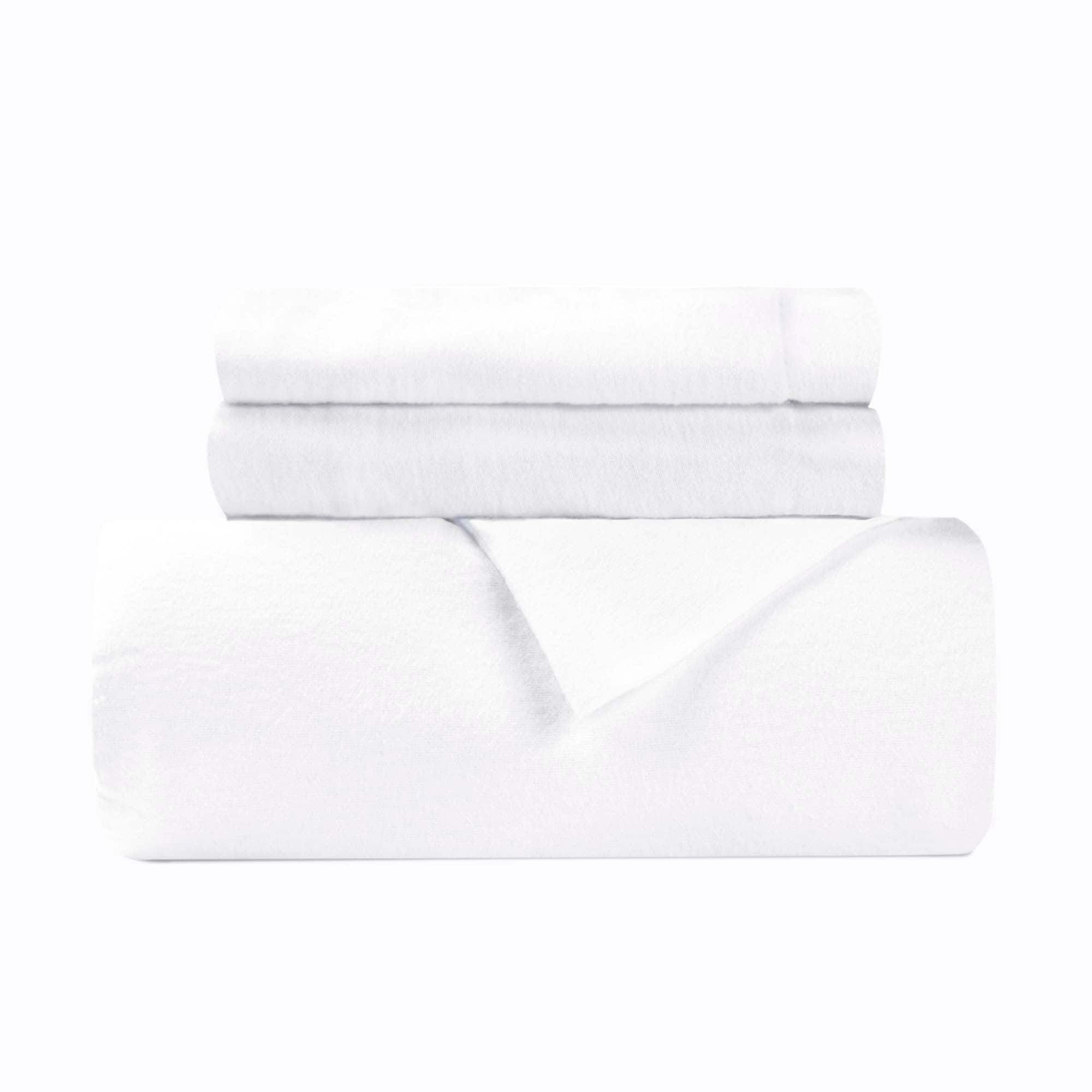 Superior Classic Solid Flannel Cotton Duvet Cover Set - Picture 44 of 45