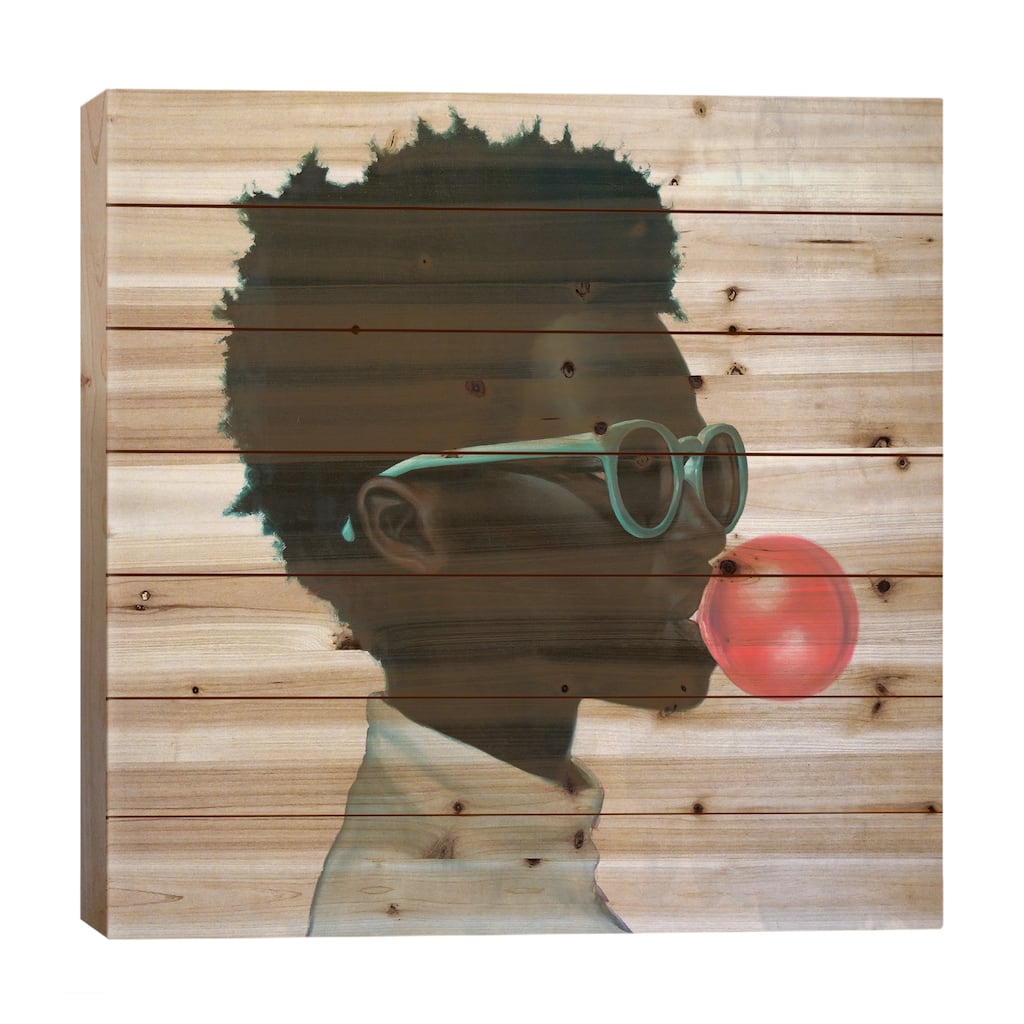 How Far Is A Light Year? Print On Wood by Alexander Grahovsky - Multi-Color