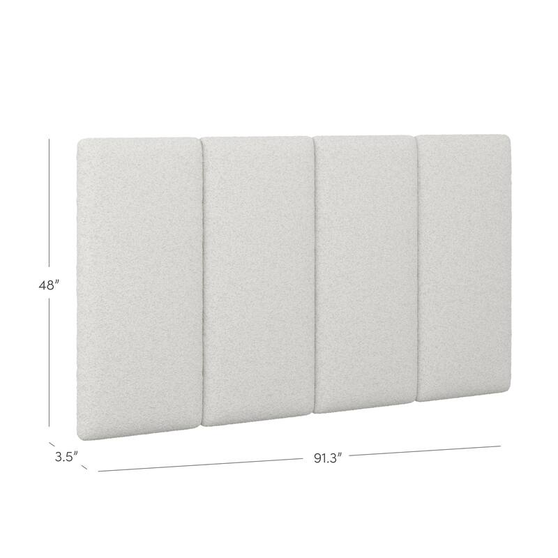 Marissa Boucle Wall Mounted Upholstered Headboard