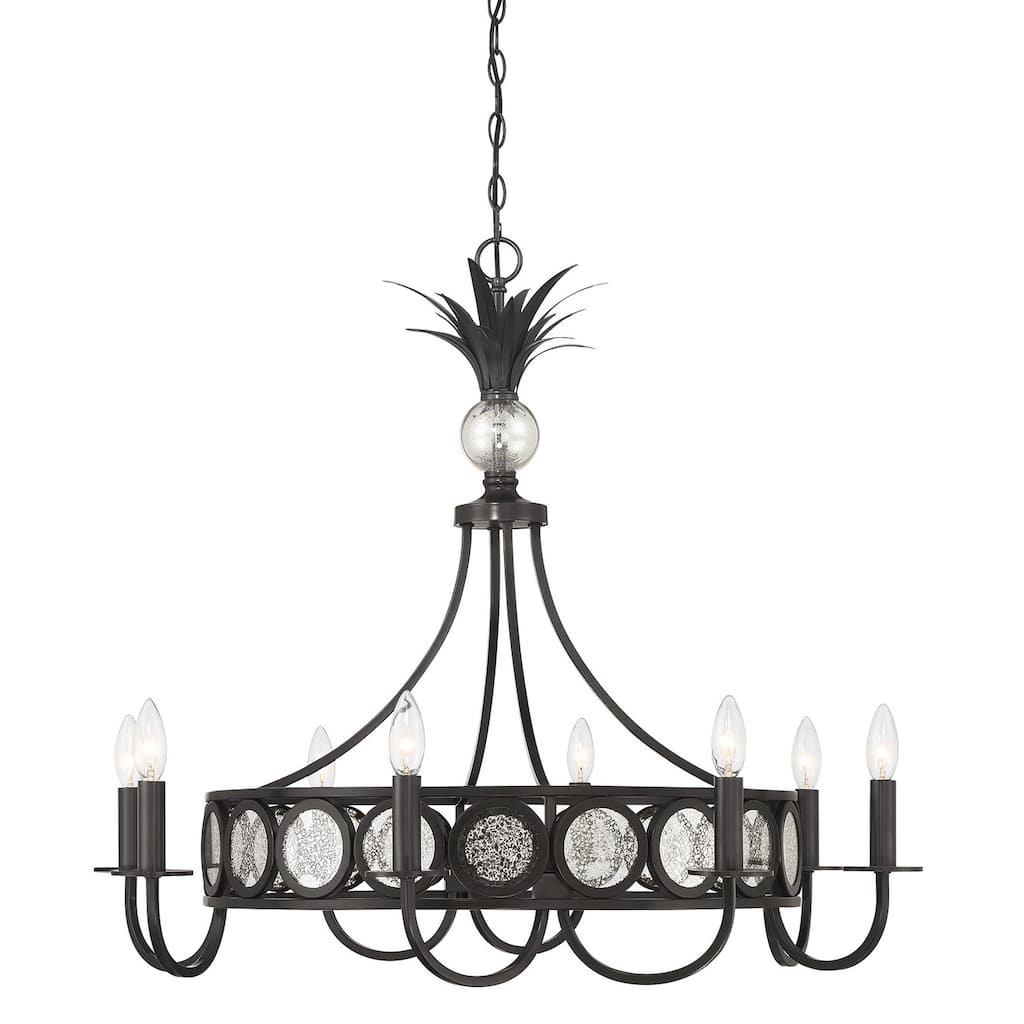 Savoy House 1-1205-8 Hearst 8 Light 33" Wide LED Taper Candle Style