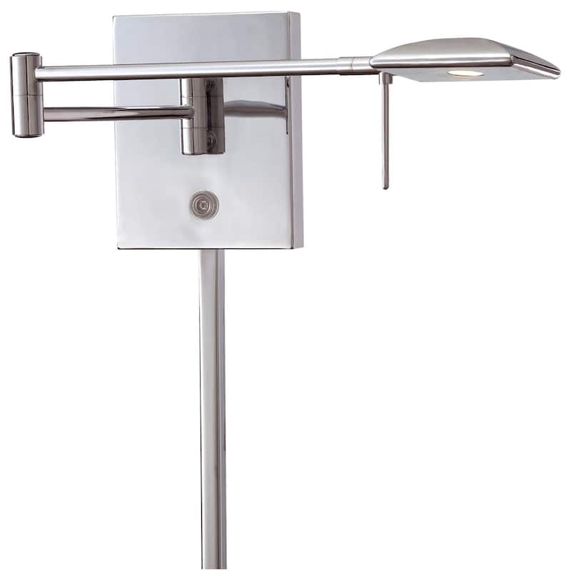 Kovacs 1 Light 6.25" Height LED Plug In Wall Sconce In Chrome from the - Chrome