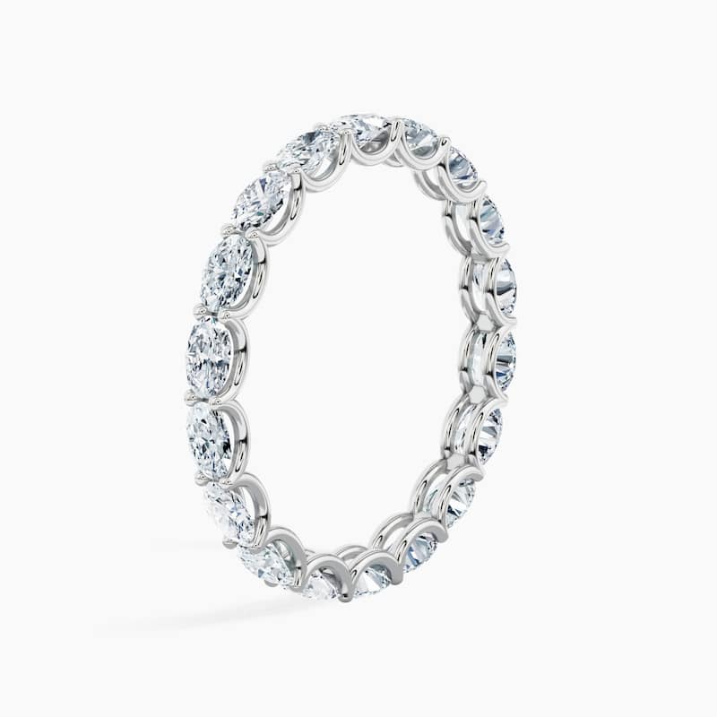 Auriya 14k Gold Oval East-West Lab Grown Diamond Eternity Band 1.80 - 8.25 ct. tw. (F-G, VS)
