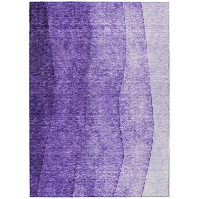 HomeRoots Ombre Transitional Rectangle Outdoor Rug
